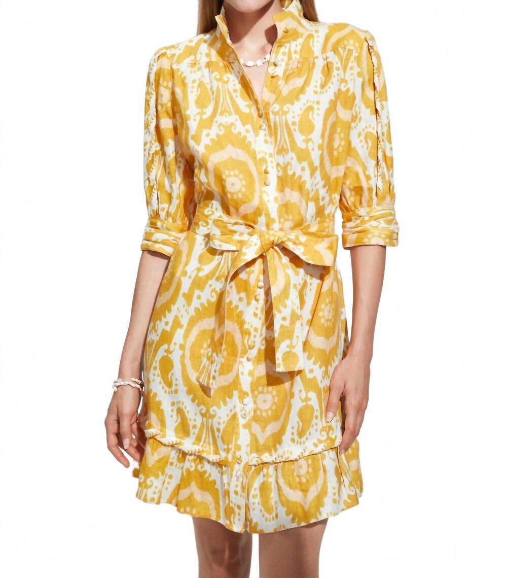NEW G.D.S. abyss mini dress in yellow